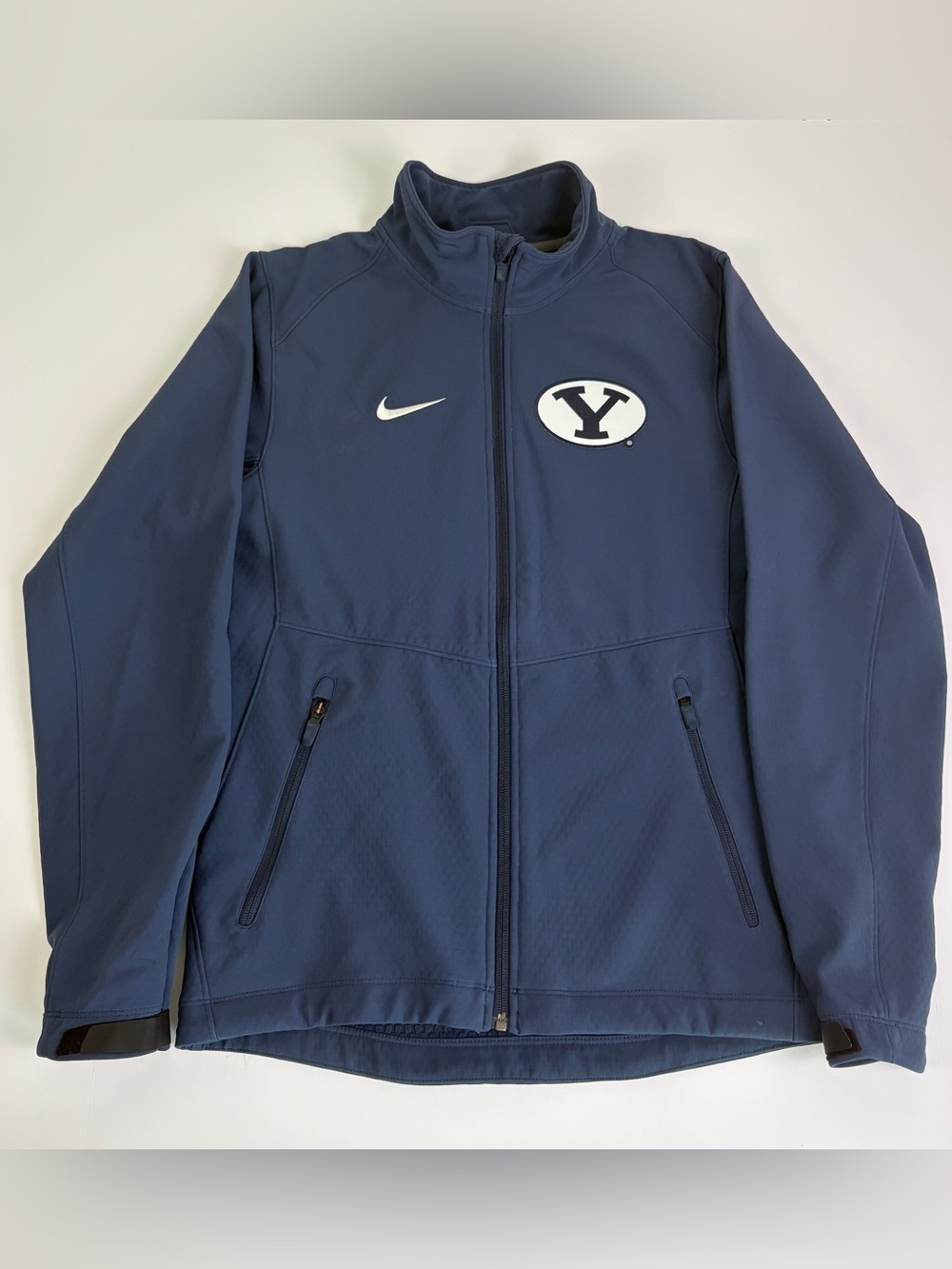 Nike BYU Cougars Jacket Men's XS Navy Full
Zip NCAA Brigham Young University